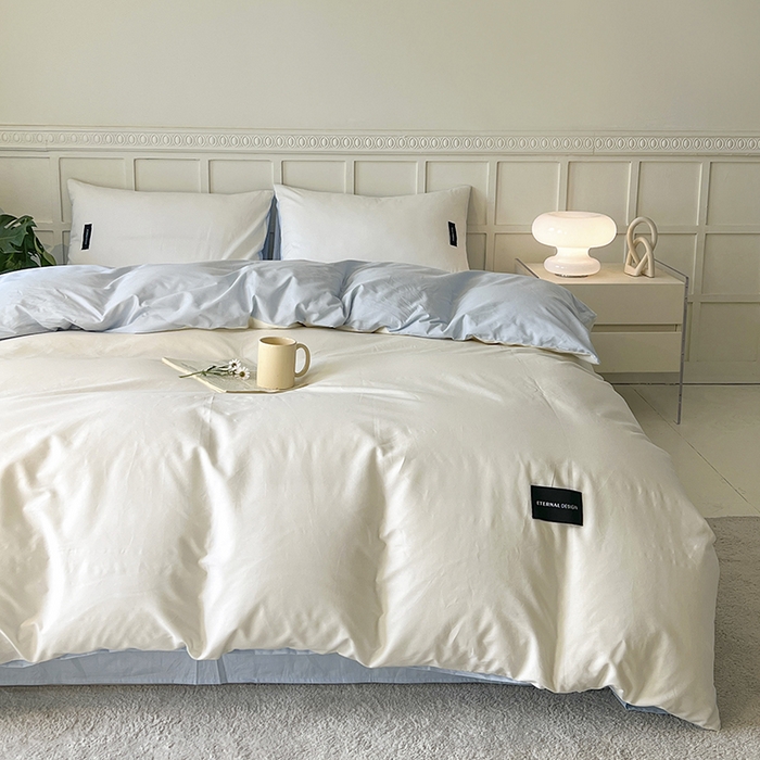Set de foi de pat din poliester set minimalist modern moale