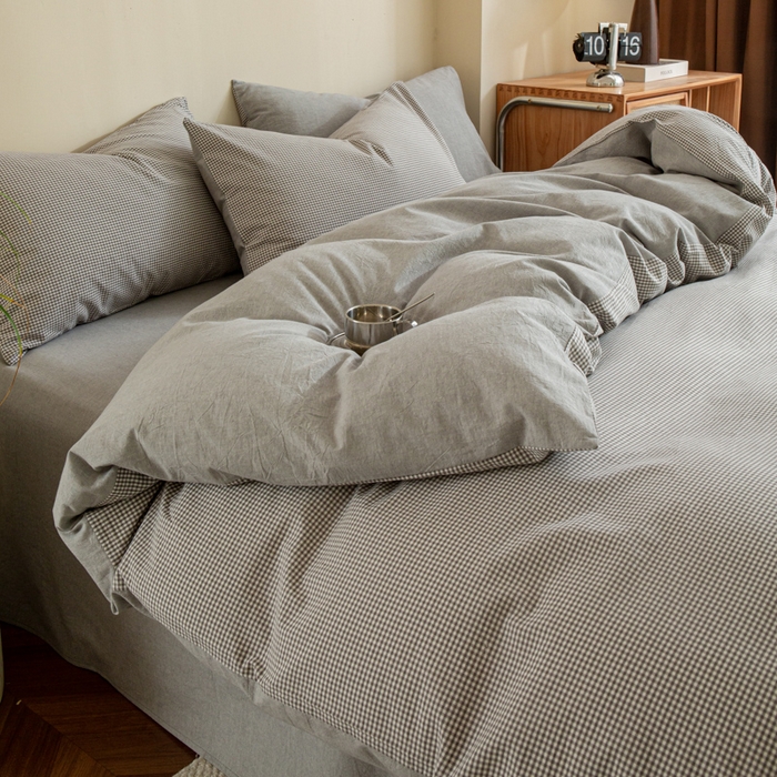Set de paturi de bumbac pur set de lenjerie de pat confidențiat confortabil